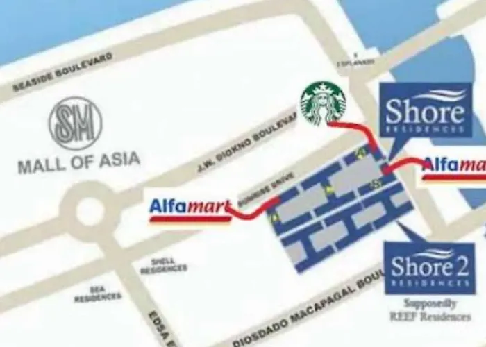 Pasay Staycation Located At Shore Residences Walking Distance To Mall Of And Near Airport 마닐라